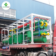 Déchets de plastique à l&#39;huile à des machines de pyrolyse de carburant d&#39;huile de four